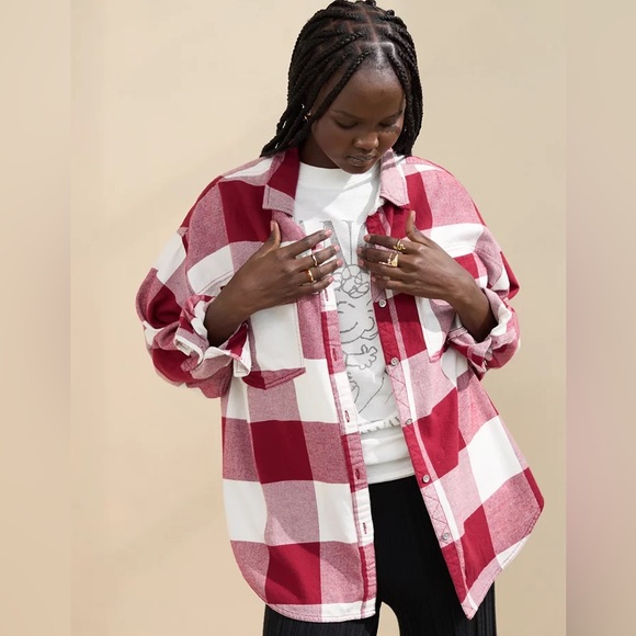 aerie Tops - Aerie Anytime Favourite Flannel
